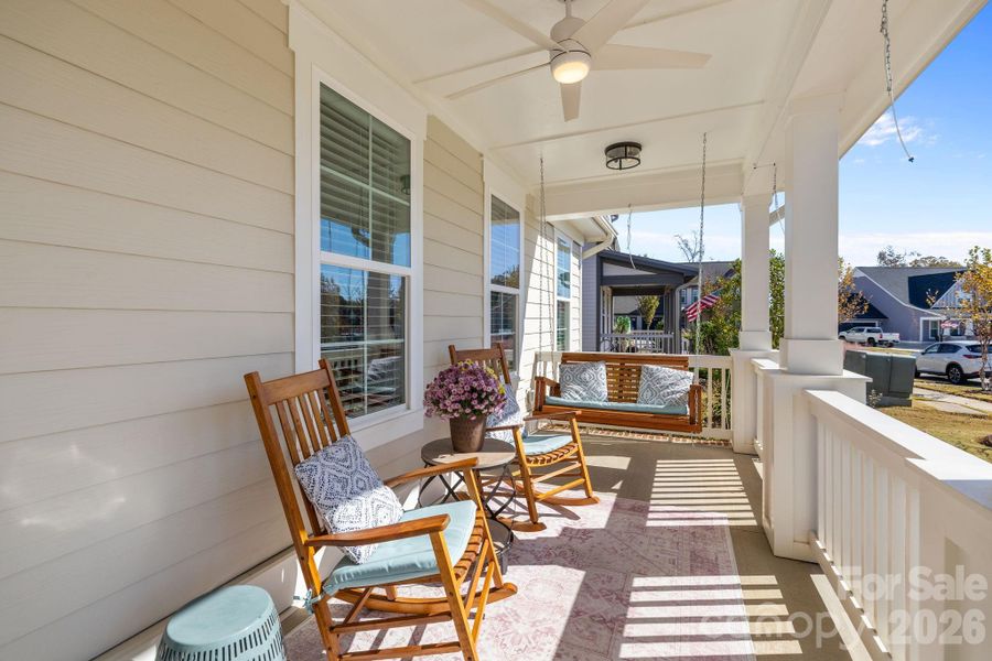 Exterior details and patio area of a home in Riverwalk, Rock Hill (Image 20).