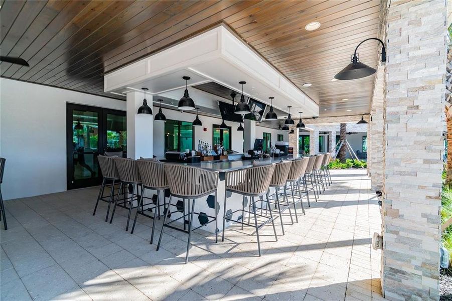 Exterior details and patio area of a home in Mirada Active Adult, San Antonio (Image 27).