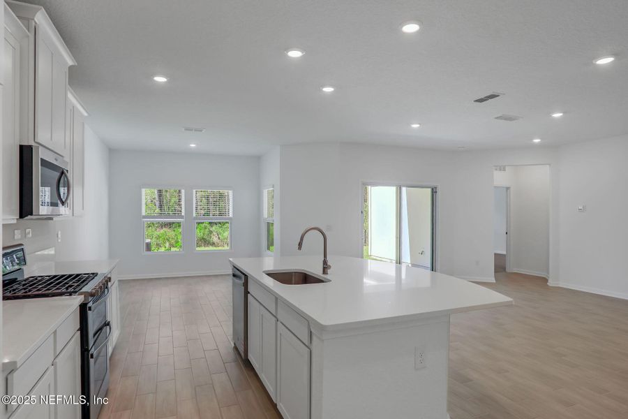 Furnished interior view inside a new home in Cordova Palms, St. Augustine (Image 5).