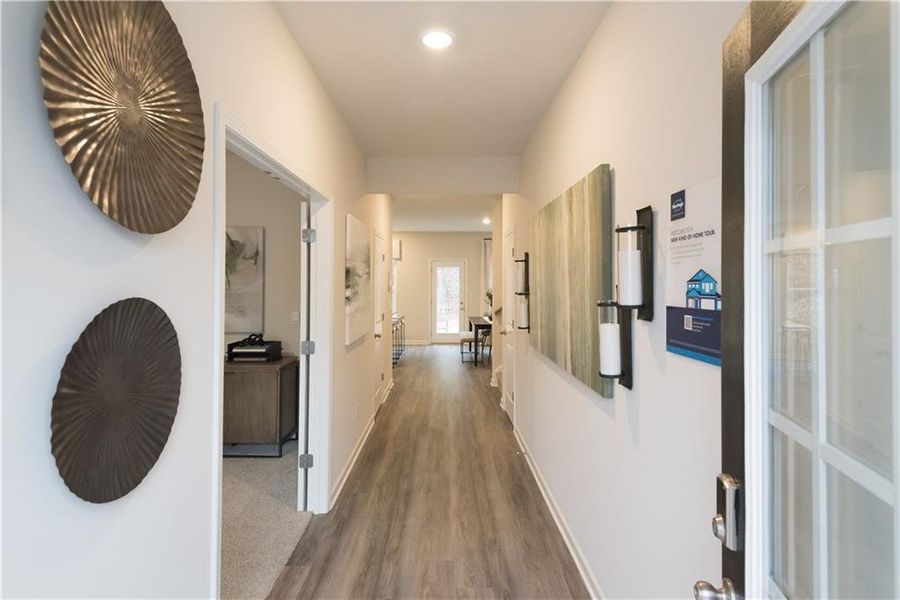 Furnished interior view inside a new home in Westmont Preserve, Powder Springs (Image 3).