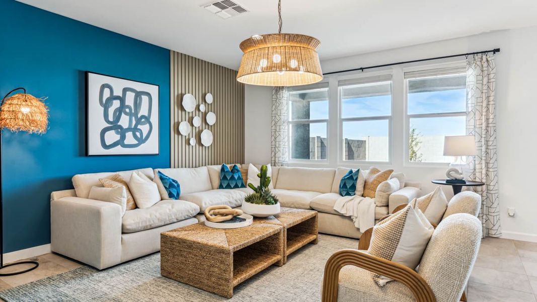 Furnished interior view inside a new home in Magma Ranch Vistas, Florence (Image 11).