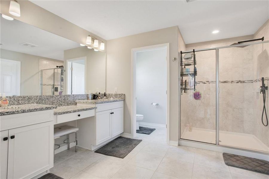 Master Bathroom with closet