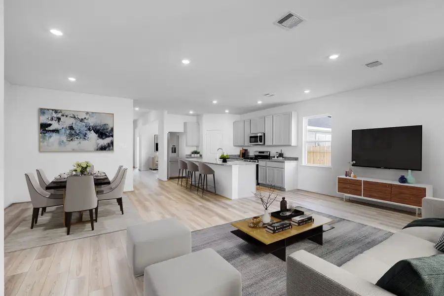 Furnished interior view inside a new home in Brookewater 45s, Rosenberg (Image 11).