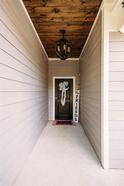 Exterior details and patio area of a home in , Bryan (Image 24).