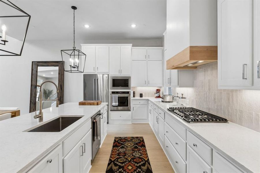 Furnished interior view inside a new home in Newman Village Townhomes, Frisco (Image 11). Furnished interior view inside a new home in Newman Village Townhomes, Frisco (Image 11).