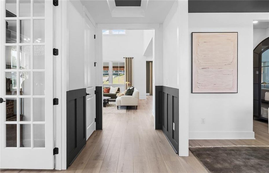 Furnished interior view inside a new home in Bleckley Station, Ball Ground (Image 13).