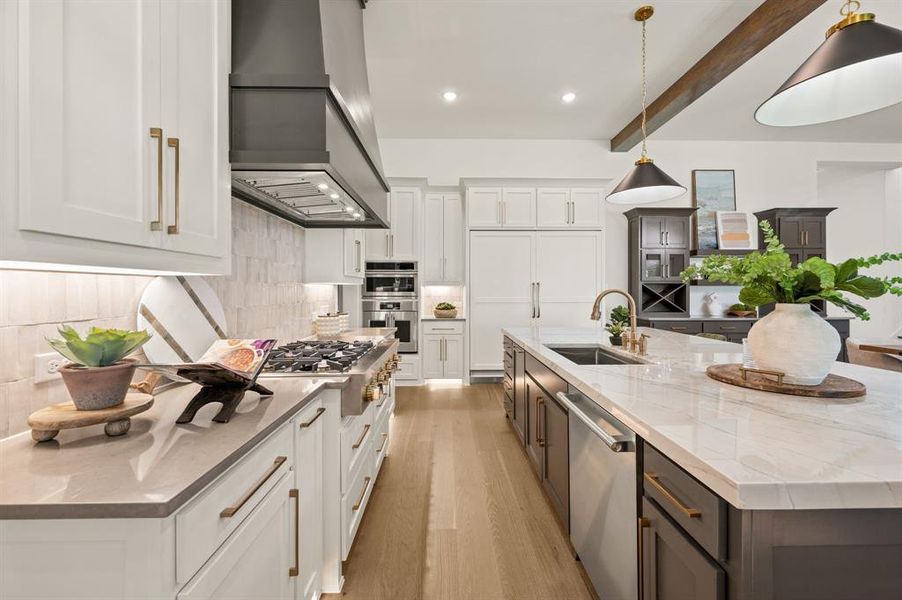 Furnished interior view inside a new home in The Resort on Eagle Mt. Lake, Fort Worth (Image 26).