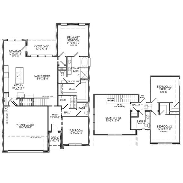 2D floor plan layout for the The Aramis by Lillian Custom Homes in Hickory Hill, Sherman, TX (Image 6). 2D floor plan layout for the The Aramis by Lillian Custom Homes in Hickory Hill, Sherman, TX (Image 6).