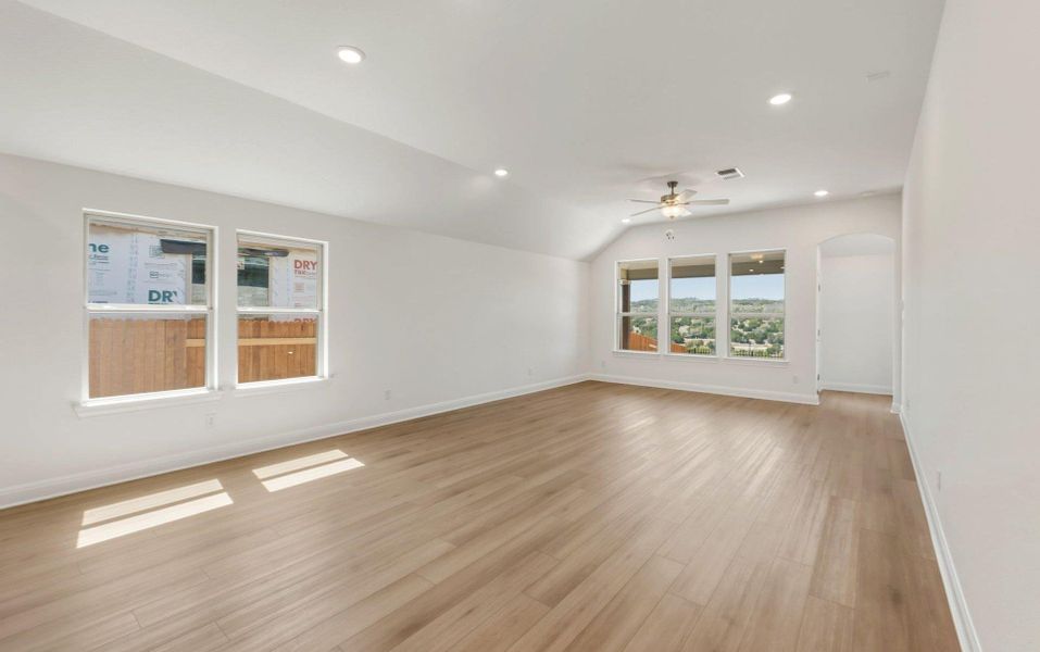 Spacious, unfurnished interior of a new home in West Cypress Hills, Spicewood (Image 14). Spacious, unfurnished interior of a new home in West Cypress Hills, Spicewood (Image 14).