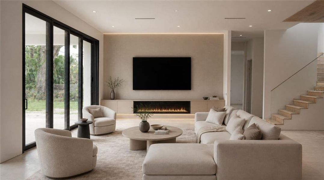 Furnished interior view inside a new home in , Winter Park (Image 4). Furnished interior view inside a new home in , Winter Park (Image 4).