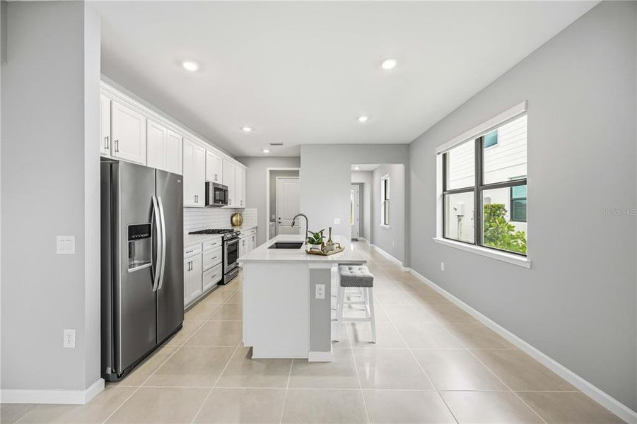 Furnished interior view inside a new home in , Nokomis (Image 11).
