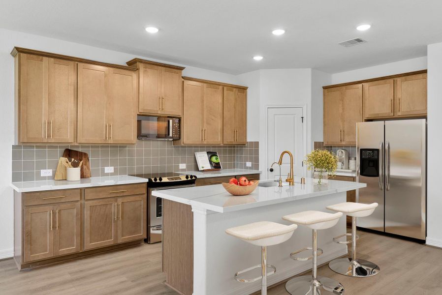 Furnished interior view inside a new home in Spring Creek Trails, Magnolia (Image 3).