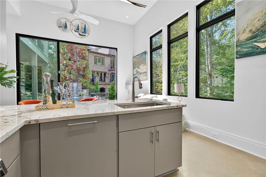 Furnished interior view inside a new home in , Atlanta (Image 6).