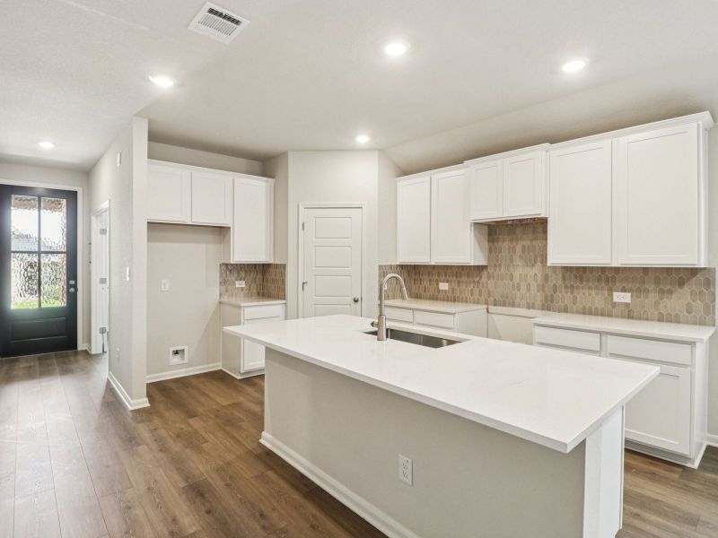 Furnished interior view inside a new home in Kallison Ranch, San Antonio (Image 9).
