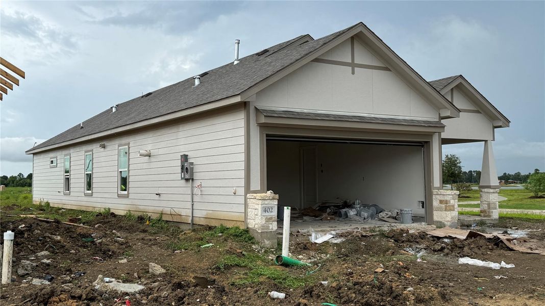 In-progress construction of a new home in Crosby Farms, Crosby, TX (Image 4).