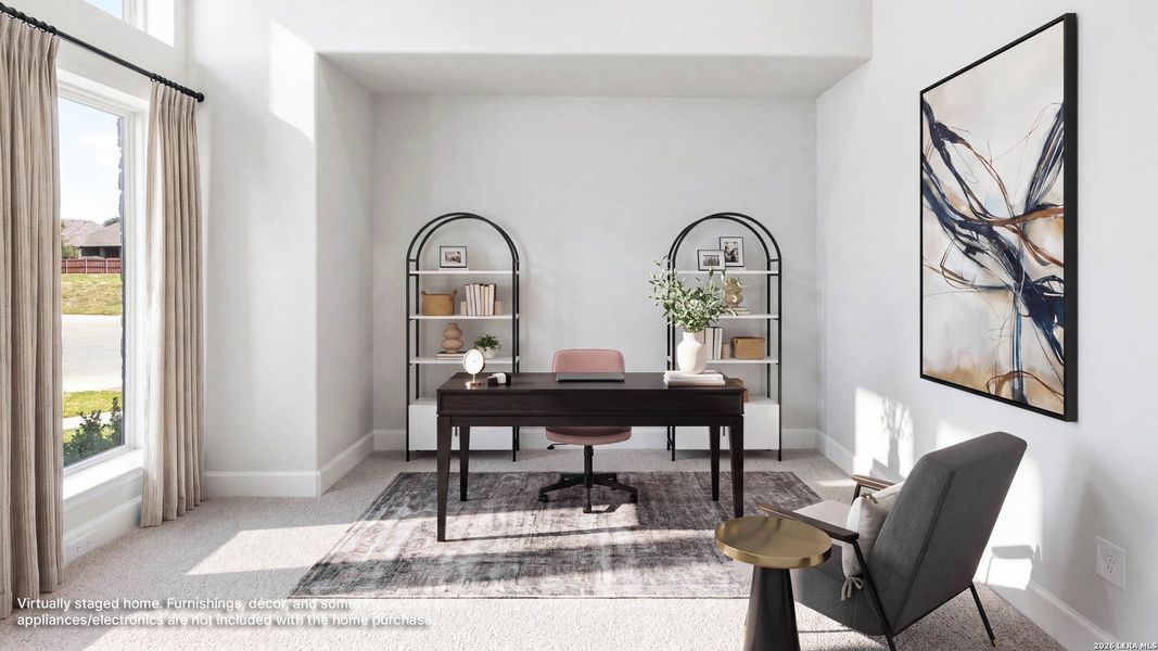 Furnished interior view inside a new home in The Dominion, San Antonio (Image 7).
