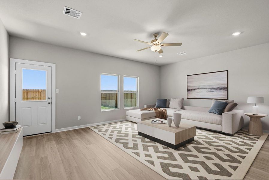 Furnished interior view inside a new home in Cypress Green, Hockley (Image 13).