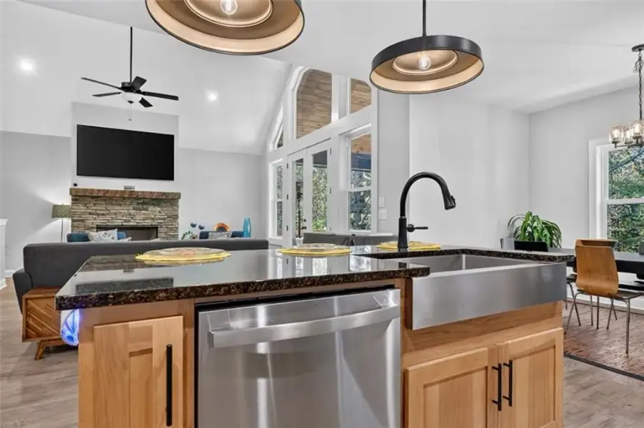 Furnished interior view inside a new home in , Ellijay (Image 15).