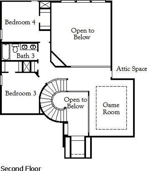 Ames Second Floor Plan