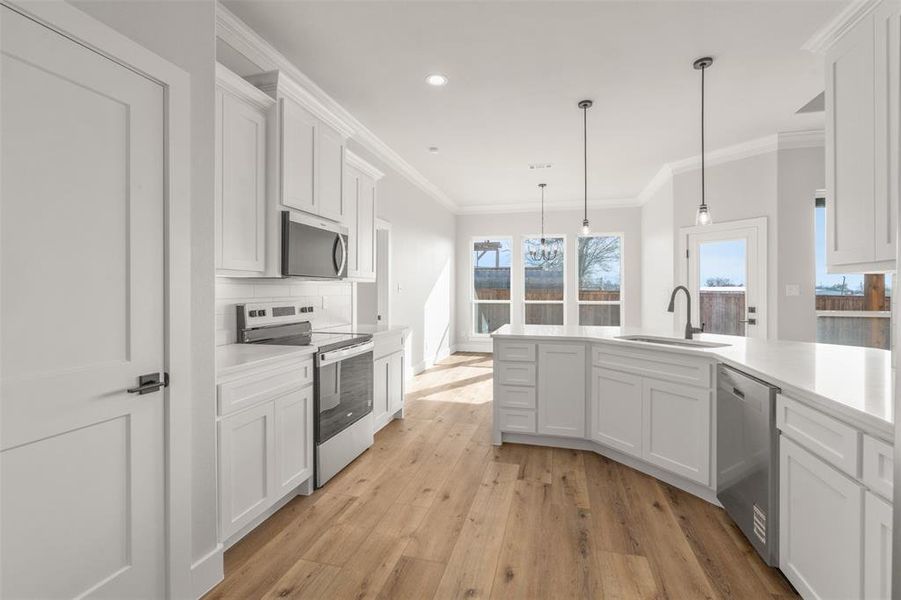 Furnished interior view inside a new home in , Mabank (Image 8). Furnished interior view inside a new home in , Mabank (Image 8).