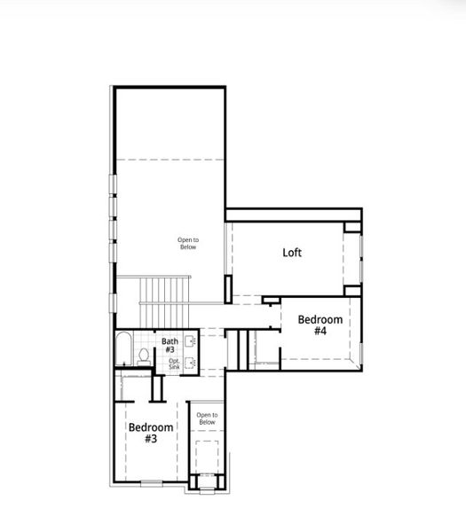 2D floor plan layout for the McLaren Plan by Highland Homes in The Parks at Wilson Creek: 50ft. lots, Celina, TX (Image 7). 2D floor plan layout for the McLaren Plan by Highland Homes in The Parks at Wilson Creek: 50ft. lots, Celina, TX (Image 7).