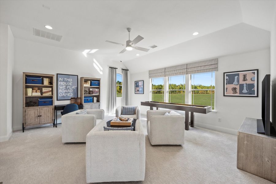 Furnished interior view inside a new home in Lake Shore Village, Rowlett (Image 22).
