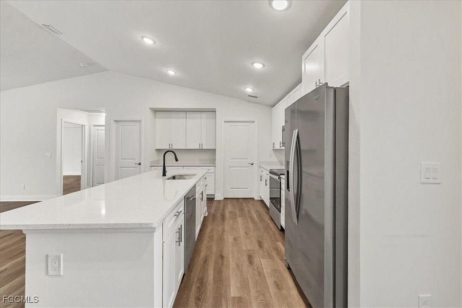 Furnished interior view inside a new home in Cape Coral, Cape Coral (Image 8). Furnished interior view inside a new home in Cape Coral, Cape Coral (Image 8).