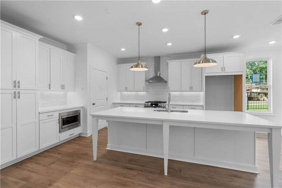 Furnished interior view inside a new home in Millcroft Townhomes, Buford (Image 6).