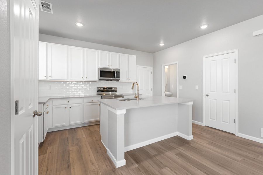 Furnished interior view inside a new home in Spring Valley, Longmont (Image 8).
