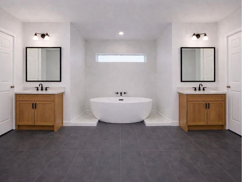 Furnished interior view inside a new home in , Cleveland (Image 6).