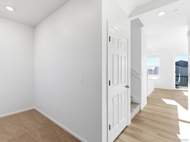 Spacious, unfurnished interior of a new home in Buffalo Highlands: The Flora Collection, Commerce City (Image 17).