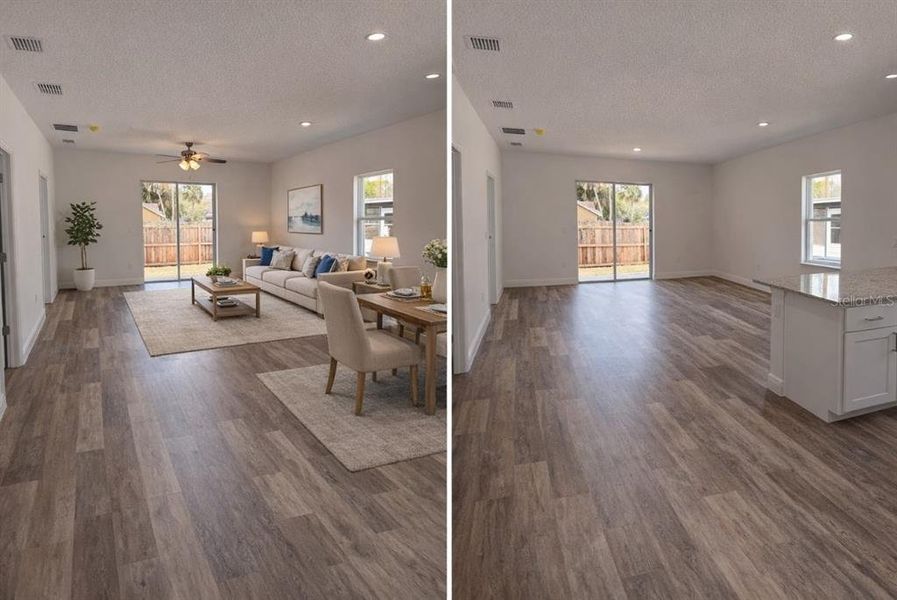 Furnished interior view inside a new home in , Sanford (Image 7). Furnished interior view inside a new home in , Sanford (Image 7).