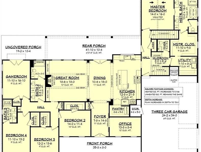 2D floor plan layout of this home in , Ball Ground, GA (Image 4). 2D floor plan layout of this home in , Ball Ground, GA (Image 4).