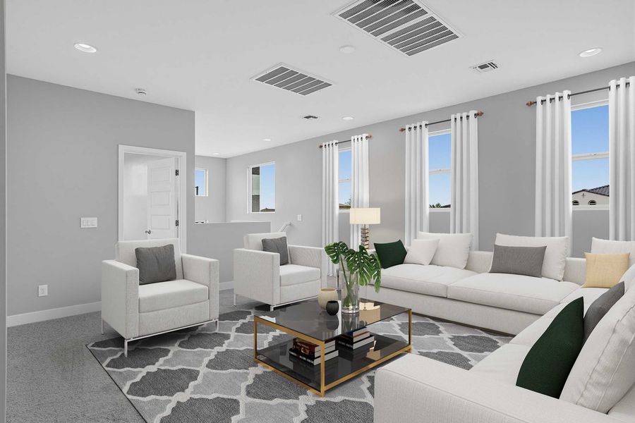 Furnished interior view inside a new home in Rancho Mercado, Surprise (Image 11).