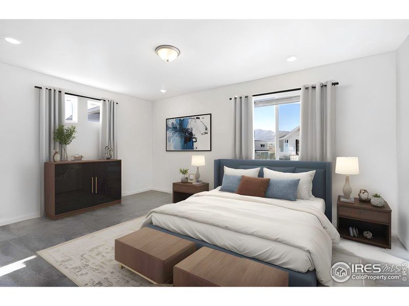 Furnished interior view inside a new home in , Johnstown (Image 4).