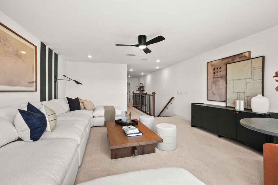 Representative furnished interior of a home built from the Renown by Del Webb in Del Webb Carolina Ridge, Midland (Image 50).