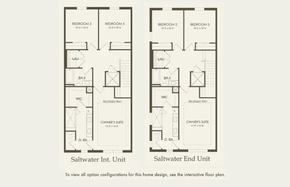 2D floor plan layout for the Saltwater by DiVosta in The Dunes at Juno Beach, Juno Beach, FL (Image 5).