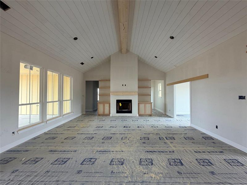 In-progress construction of a new home in Oak Water Ranch, Granbury, TX (Image 9). In-progress construction of a new home in Oak Water Ranch, Granbury, TX (Image 9).