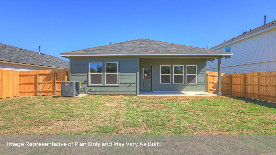 Representative exterior details of a home built from the The Mitchell by D.R. Horton in Paramount, Kyle (Image 3). Representative exterior details of a home built from the The Mitchell by D.R. Horton in Paramount, Kyle (Image 3).