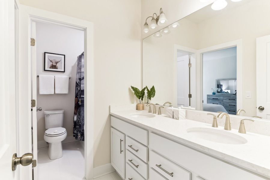Representative furnished interior of a home built from the Lexington II by Caruso Homes in Rolling Meadows, Mooresville (Image 92).