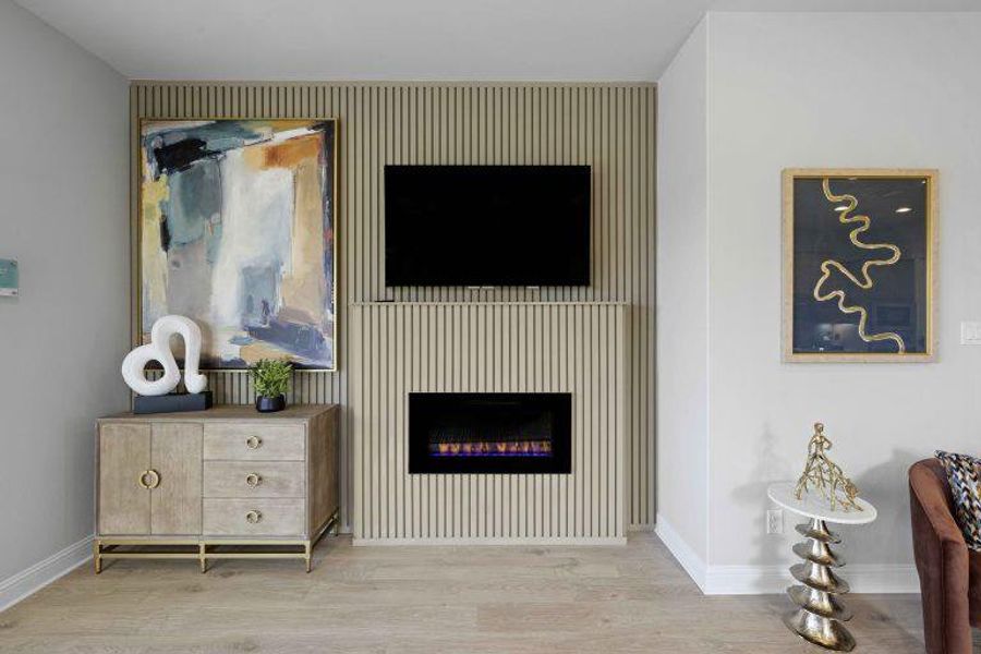 Furnished interior view inside a new home in Cross Creek, Cedar Park (Image 18). Furnished interior view inside a new home in Cross Creek, Cedar Park (Image 18).