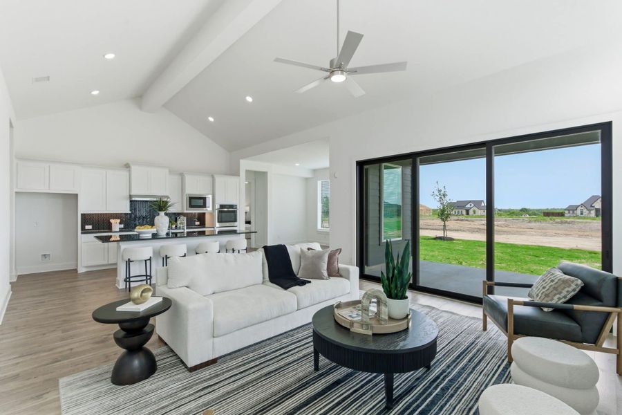 Furnished interior view inside a new home in Sienna Lakes, San Antonio (Image 16). Furnished interior view inside a new home in Sienna Lakes, San Antonio (Image 16).