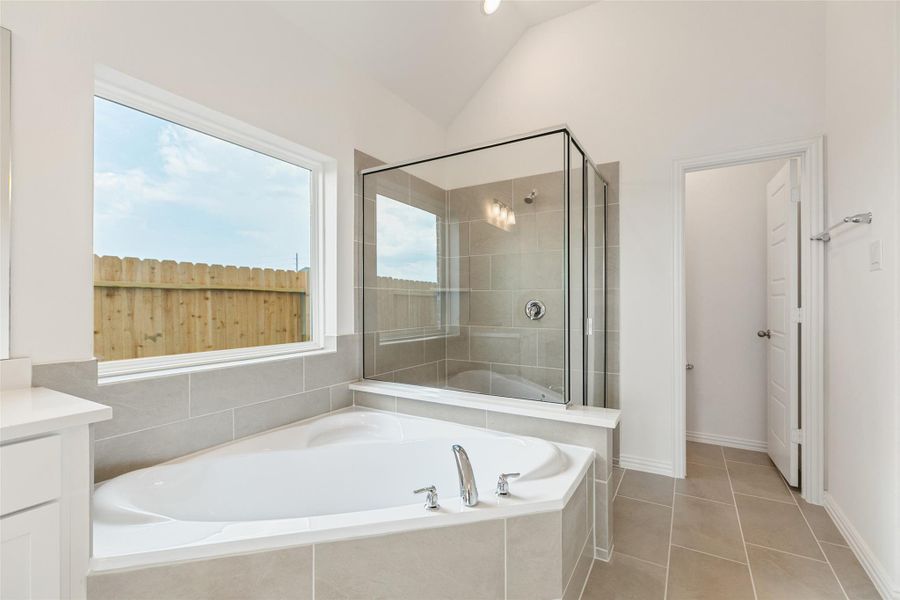 Furnished interior view inside a new home in Creekhaven, Iowa Colony (Image 13). Furnished interior view inside a new home in Creekhaven, Iowa Colony (Image 13).