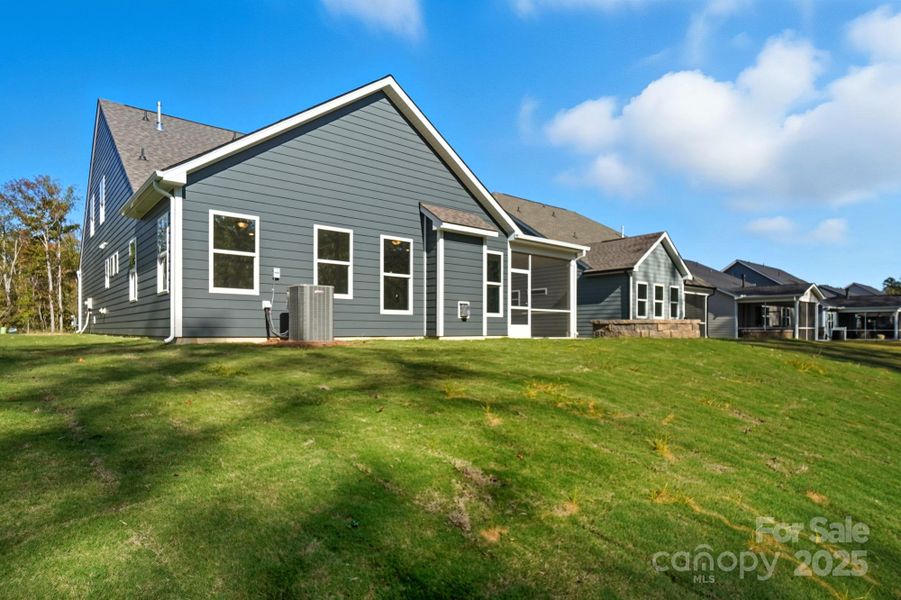 Exterior details and patio area of a home in Heritage - 55+ Community, Wesley Chapel (Image 21).