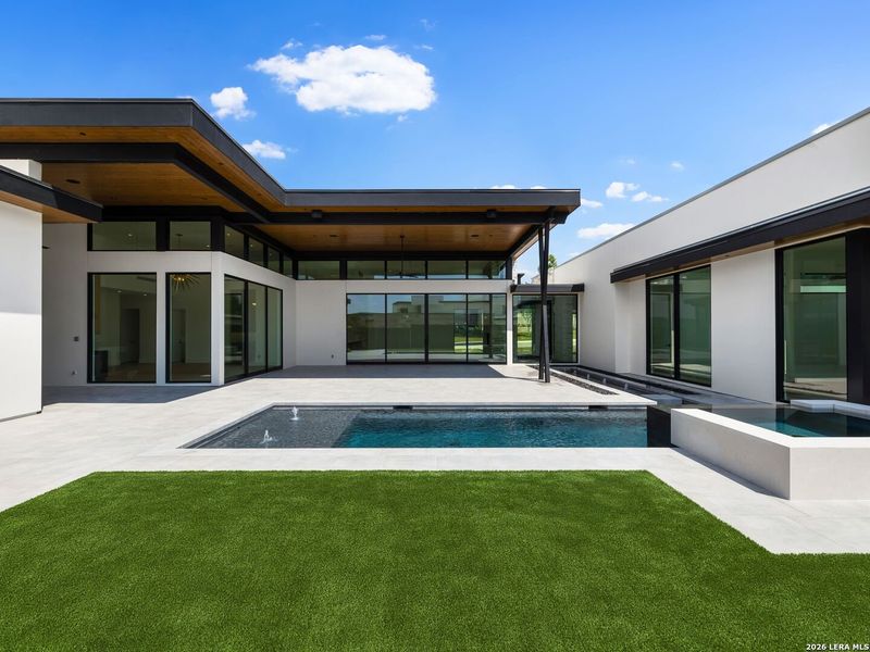 Exterior details and patio area of a home in , San Antonio (Image 31). Exterior details and patio area of a home in , San Antonio (Image 31).