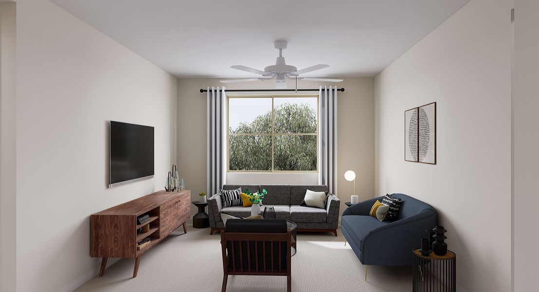 Representative furnished interior of a home built from the Sabino Plan 4506 by Tri Pointe Homes in Waterston Central, Gilbert (Image 17). Representative furnished interior of a home built from the Sabino Plan 4506 by Tri Pointe Homes in Waterston Central, Gilbert (Image 17).