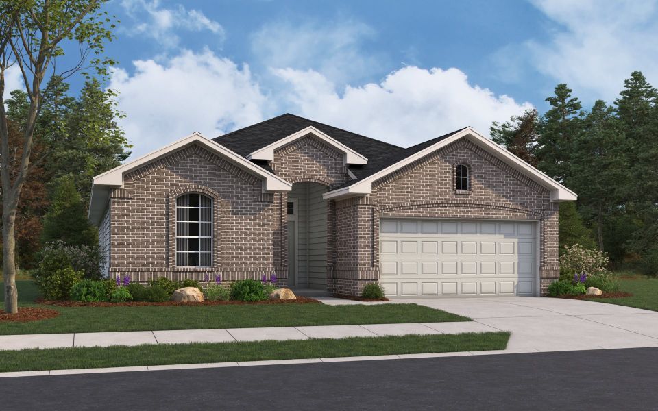 Rendering of floor plan. Colors and features may differ from shown representation.