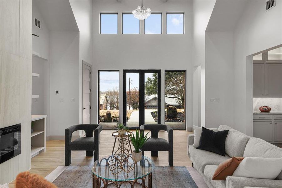 Furnished interior view inside a new home in , Malakoff (Image 12).