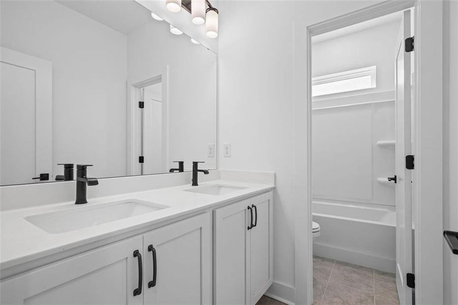 Furnished interior view inside a new home in , Alpharetta (Image 17).