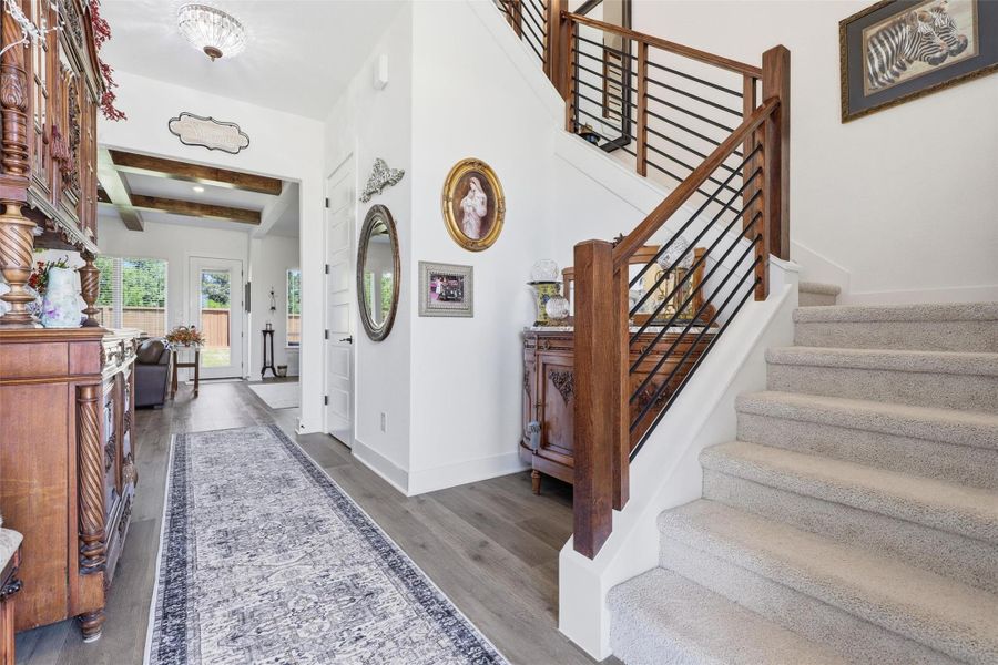Furnished interior view inside a new home in Magnolia Woods - 70', Magnolia (Image 42).